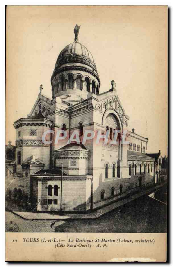 CPA Tours La Basilique St Martin