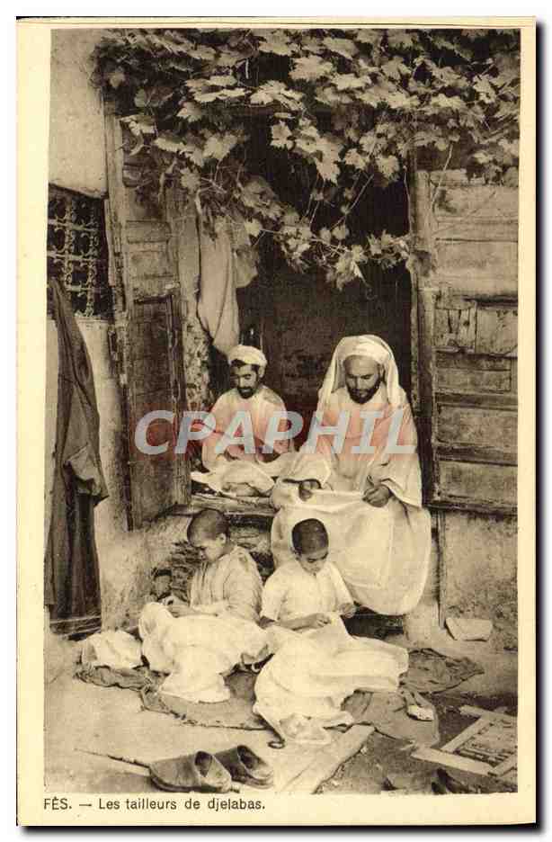 CPA Fes Les Tailleurs De Djelabas