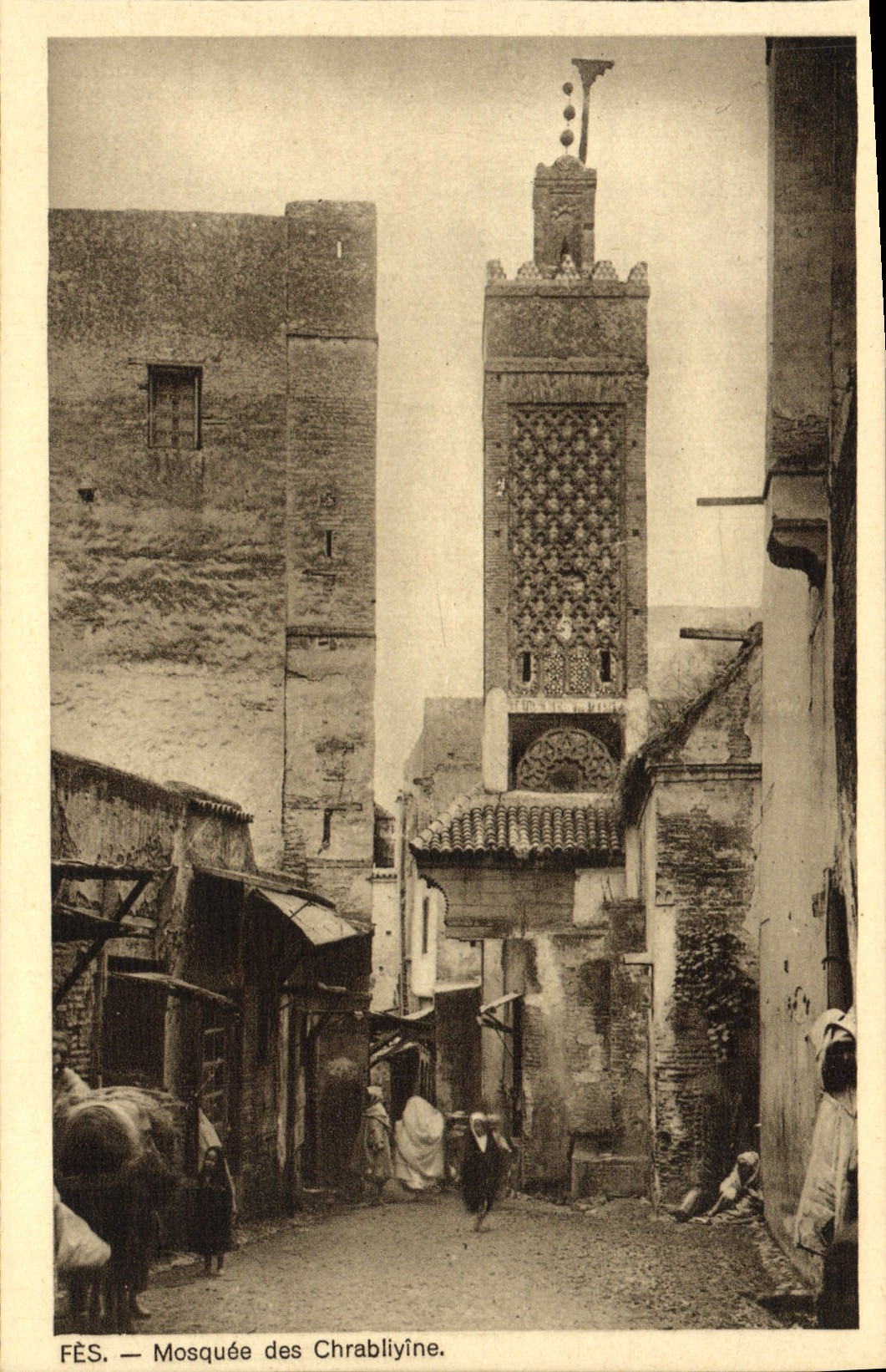 CPA Fes Mosquee Des Chrabliyine