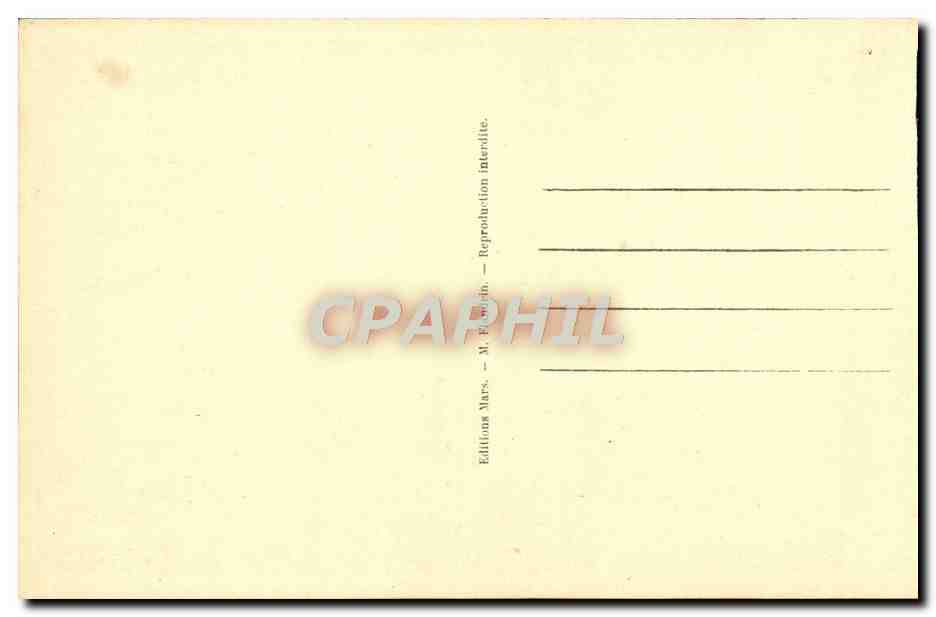 CPA Fes Mosquee Des Chrabliyine — Rückseite