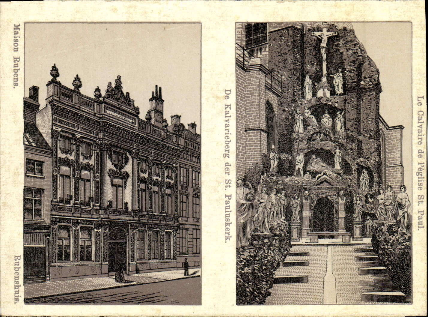 Maison Rubens — Le Calvaire de l'église St. Paul — Rubenshuis — De Kalvarieberg der St. Pauluskerk