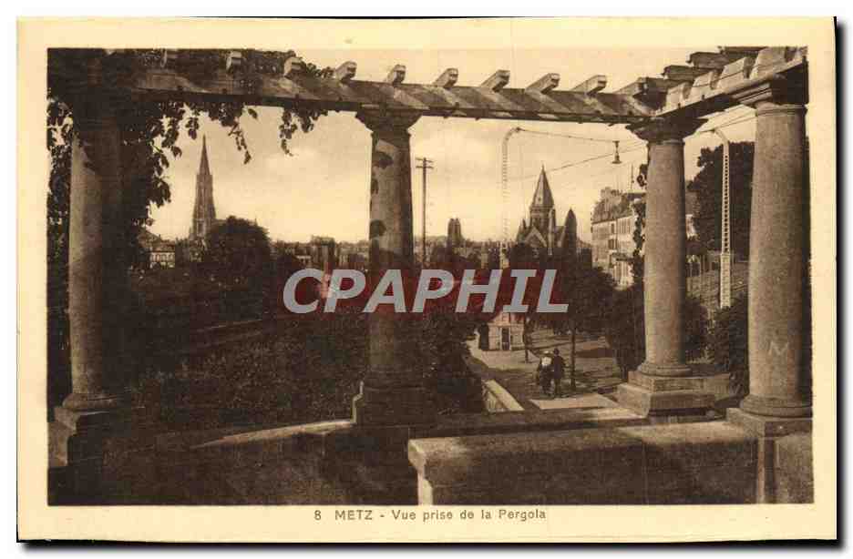 CPA Metz Vue Prise De La Pergola