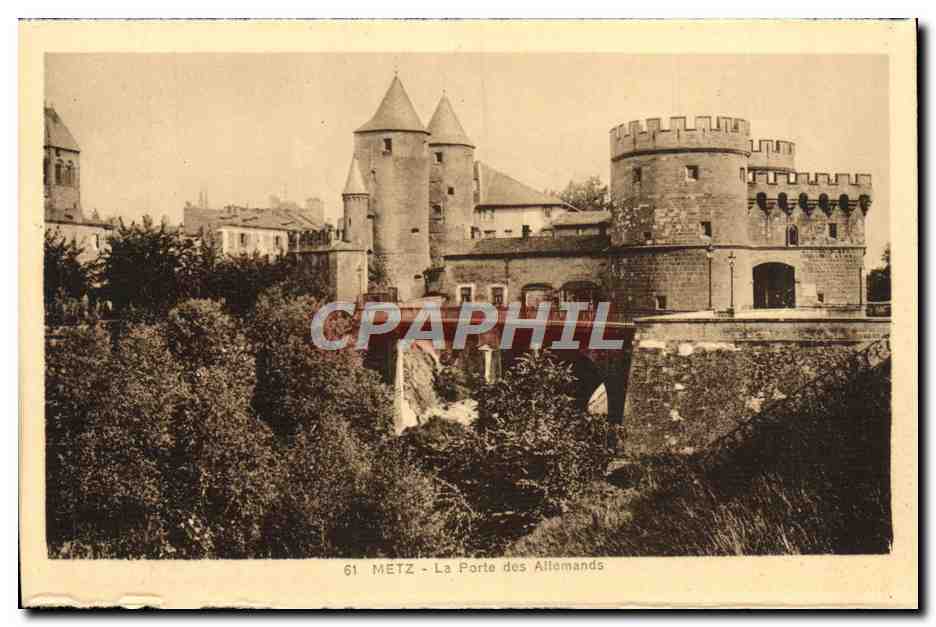 Metz - La Porte des Allemands — éditeur Fiscle-Nord, n° 61