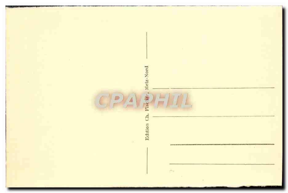 Metz - La Porte des Allemands — éditeur Fiscle-Nord, n° 61 — Verso