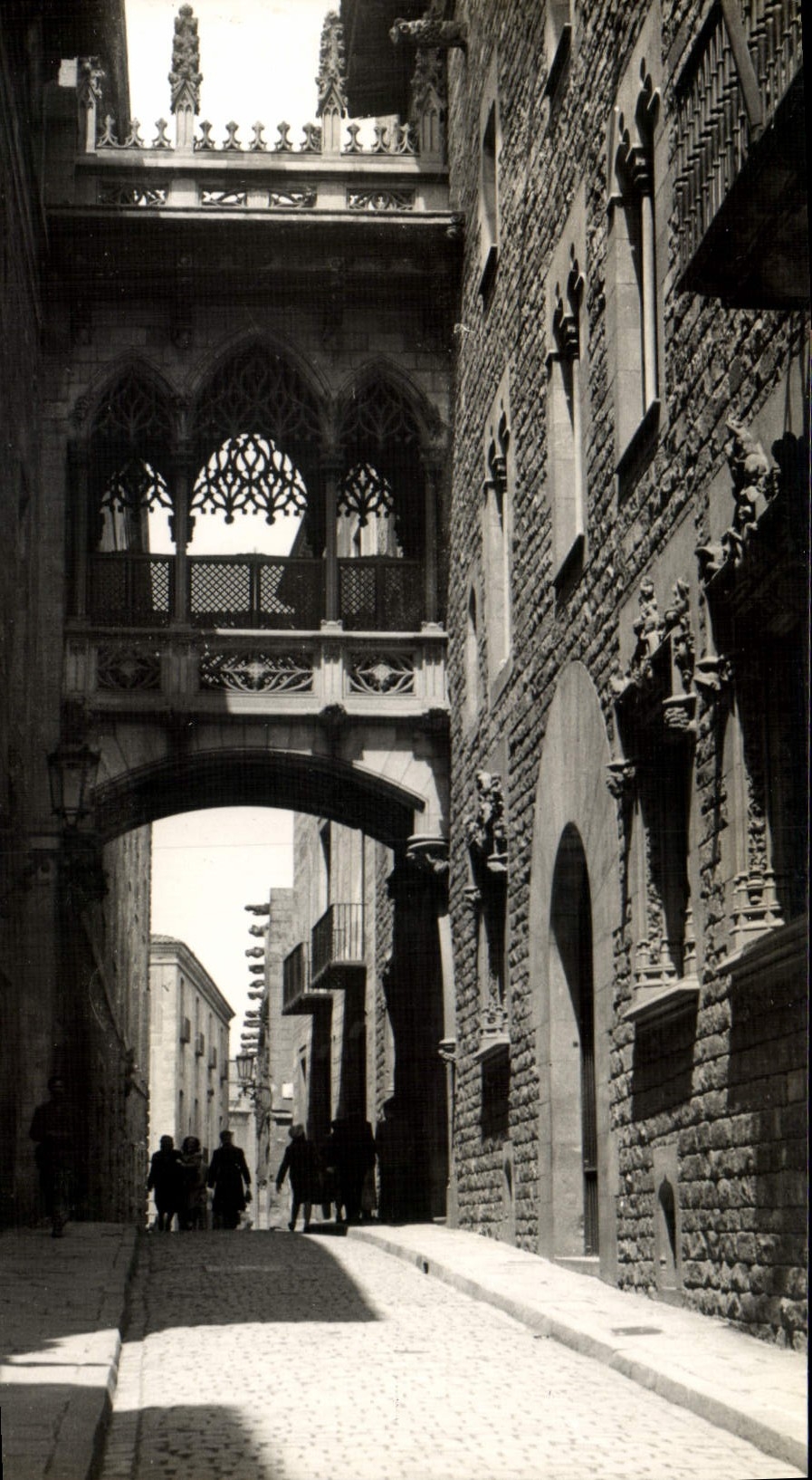 CPA Barcelona Calle Del Obisao Rue De l'Eveque