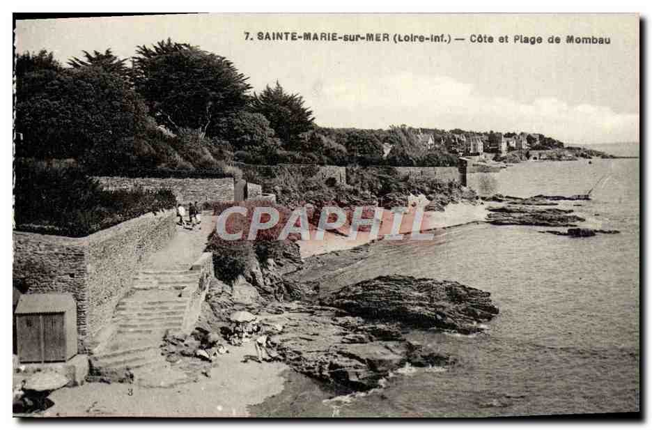 CPA Sainte Marie Sur Mer Cote Et Plage Et De Mombau