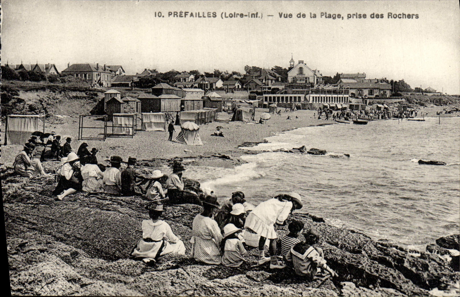CPA Prefailles Vue De La Plage Prise Des Rochers