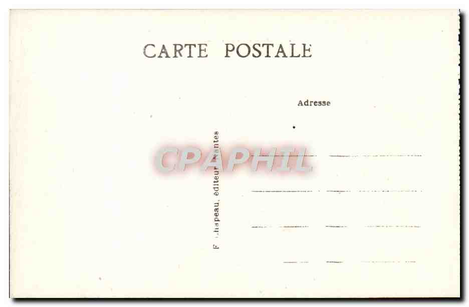 Saint-Brévin-l'Océan (Loire-Inf.) — Piazza della Stazione davanti all'Hotel de la Forêt — F. Chapeau, editore — Verso