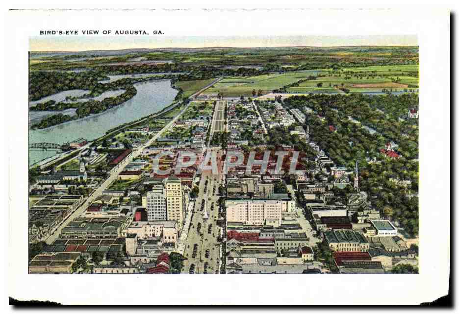 CPA Plaza Hotel Augusta Ga Bird's eye view  — Back