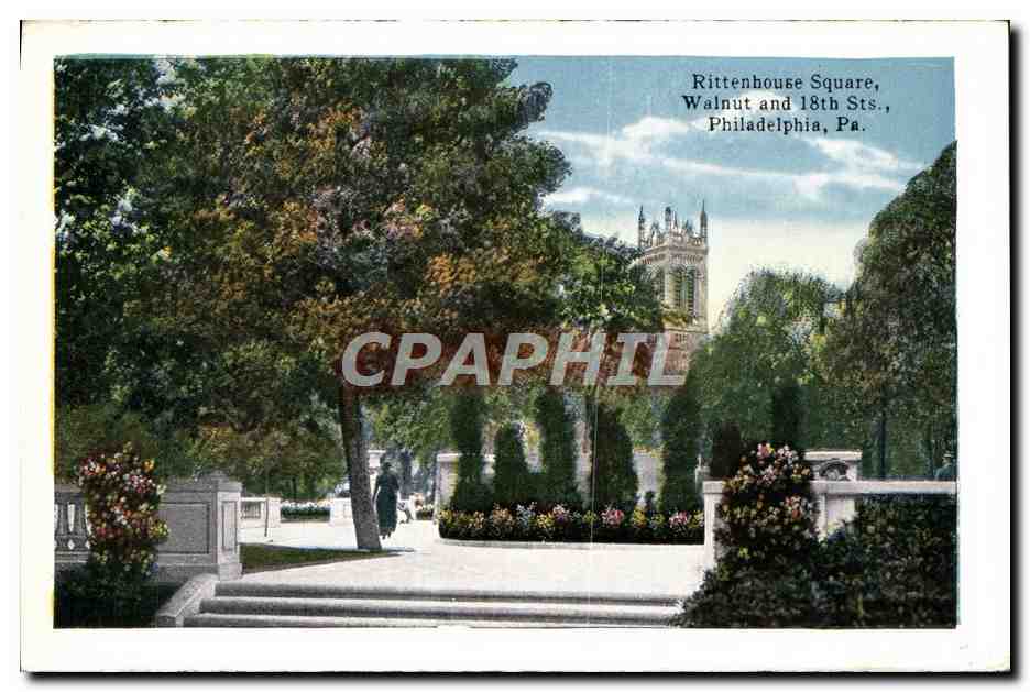 CPA Carpenters Hall Chestnut St Philadelphia Pa Rittenhouse square  — Rückseite