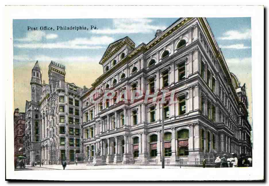 CPA Betsy Ross House Arch Street Philadelphia Pa Post office — Rückseite