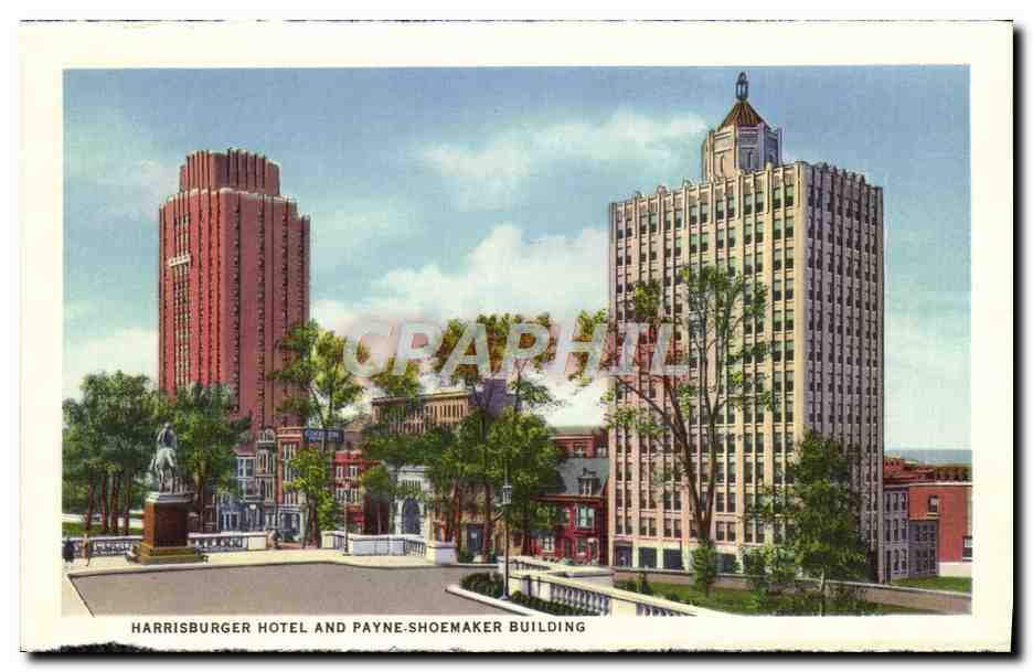 CPA Educational Building Capital Park harrisburger Hotel and Payne Shoemaker Building — Back