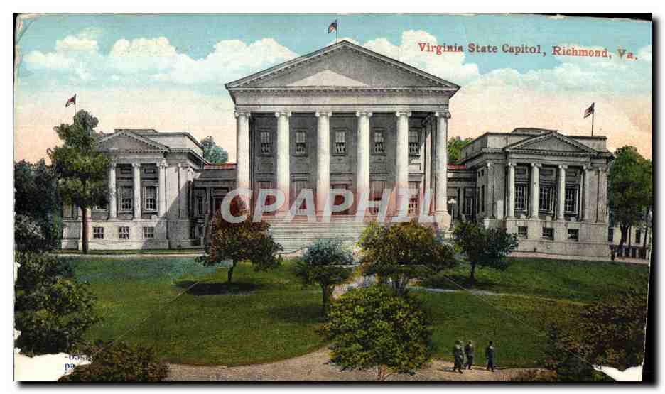 CPA Livret pour CPASouvenir Of Richmond Va — Back