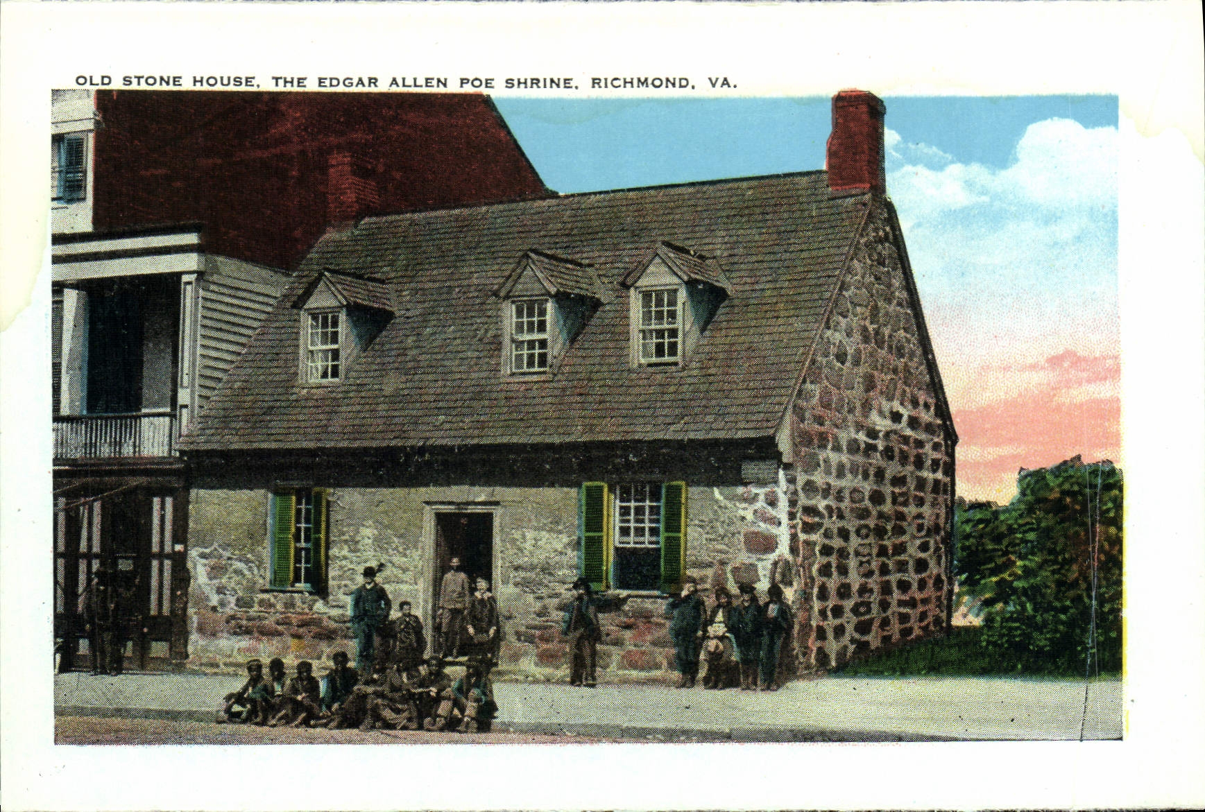 CPA Old Stone House The Edgar Allen Poe Shrine Richmond Va