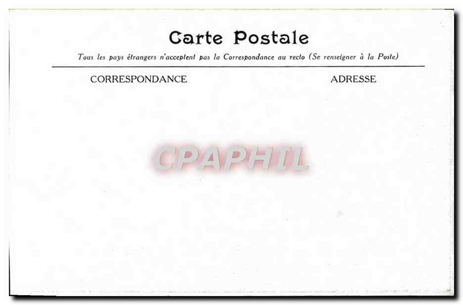 CPA Paris L'enfer  — Rückseite
