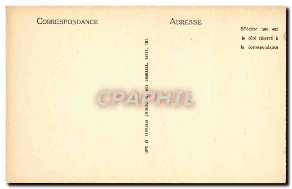 Auvergne — La Bourrée — ND — Rückseite