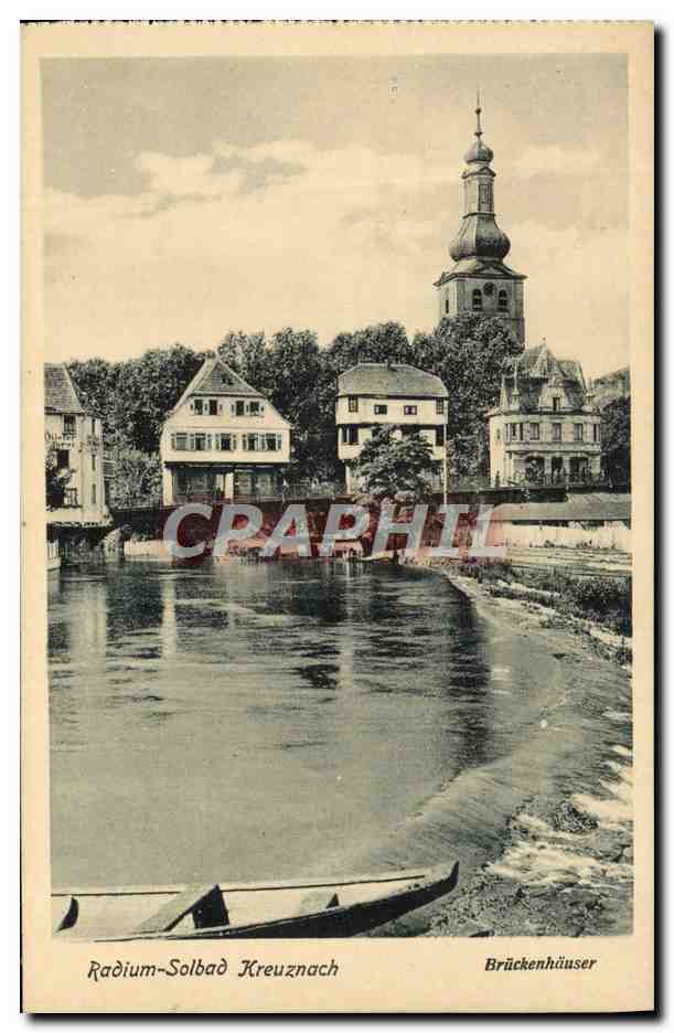 Radium-Solbad Kreuznach — Brückenhäuser — A. Wondling-sracht, Bad Kreuznach