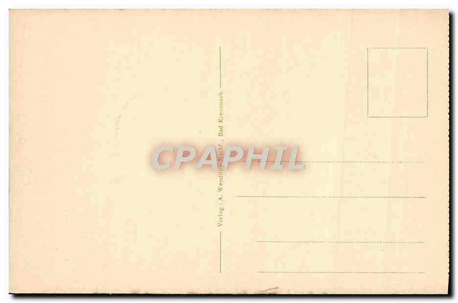 Radium-Solbad Kreuznach — Partie im Salinental — Verlag A. Wendlin, Bad Kreuznach — Rückseite
