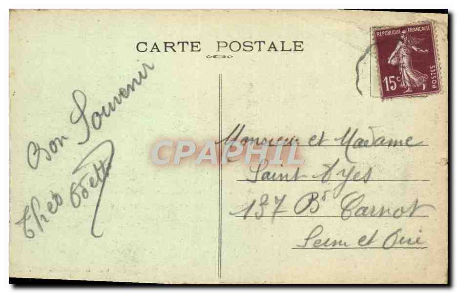 CPA Tregastel La Mer a L'Entree du Gouffre A l'horizon Le De — Reverso