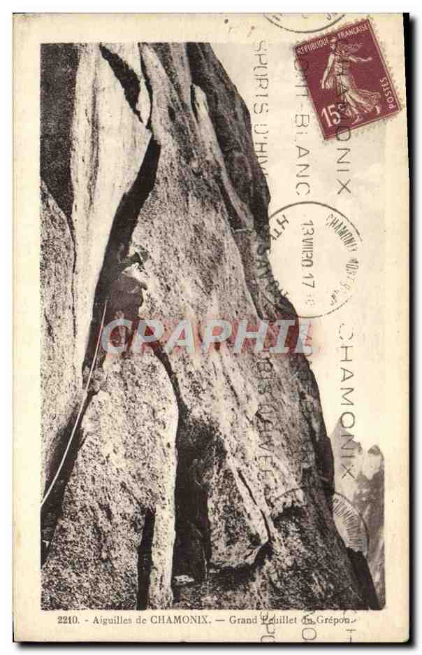 Aiguilles de CHAMONIX — Grand Béguillet du Grépon — L. Fauraz, édit. à Annemasse (Haute-Savoie)