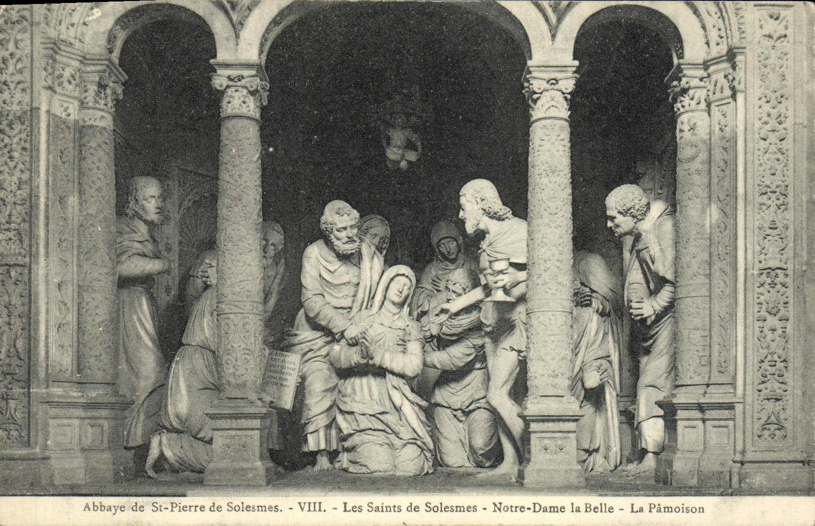 CPA Abbaye de St Pierre de Solesmes Les Saints de Solesmes Notre Dame la Belle La Pamoison