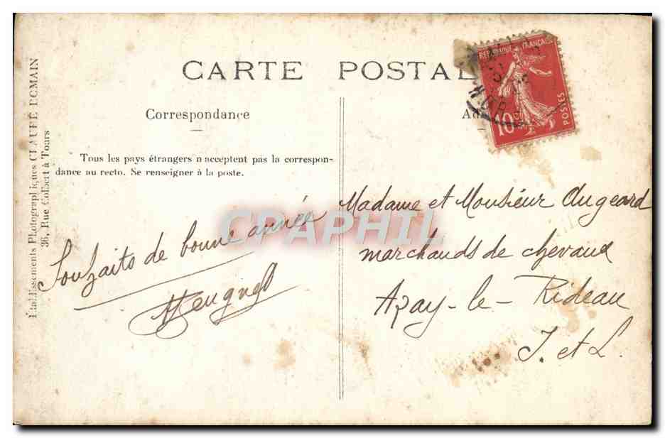 CARTE PHOTO Soldat Miltiaria (n°32 sur le col) — Rückseite