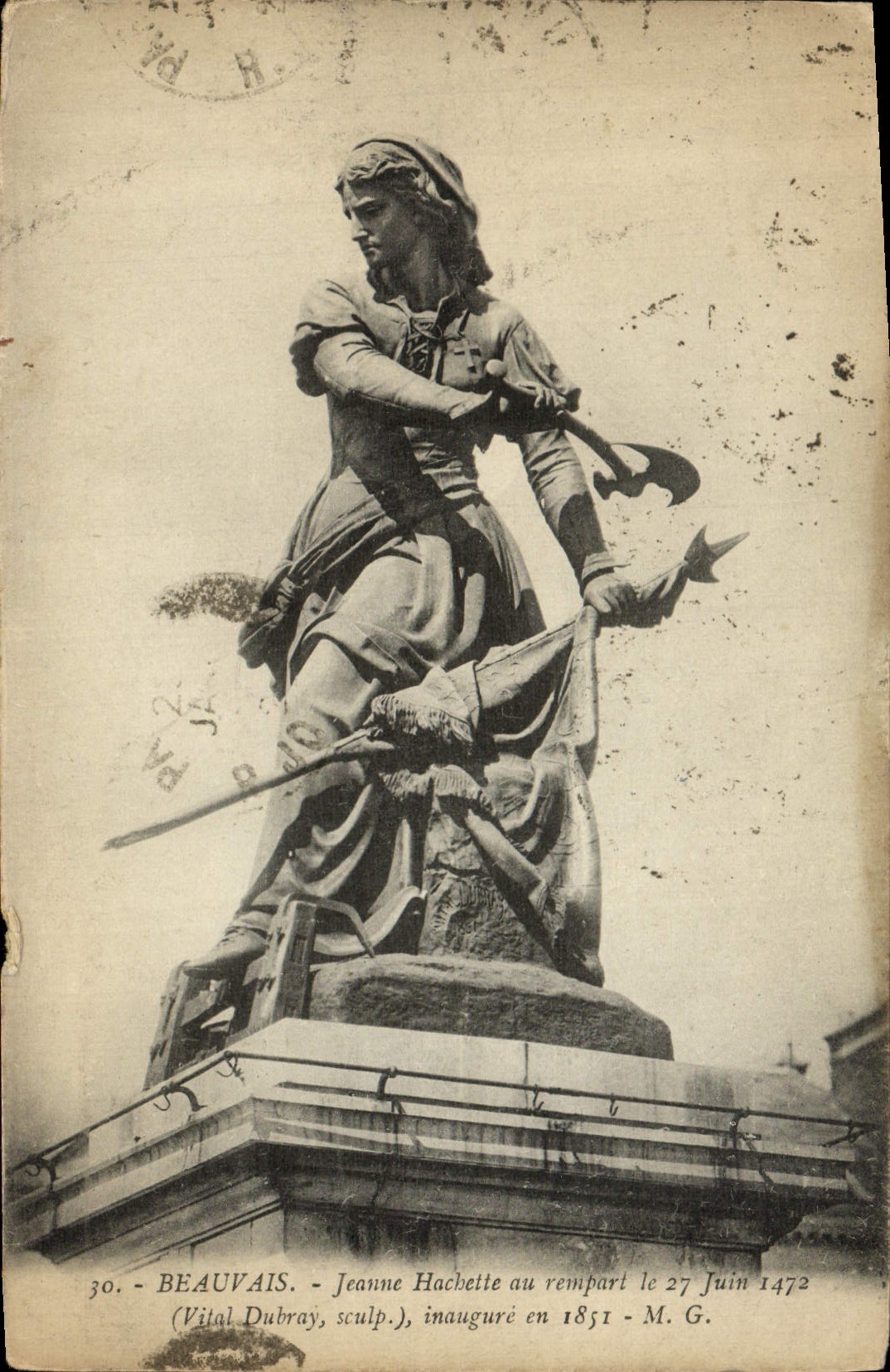 CPA Beauvais Jeanne Hachette au Rempart