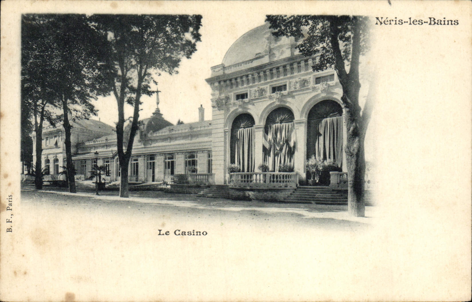 CPA Neris les Bains Le casino