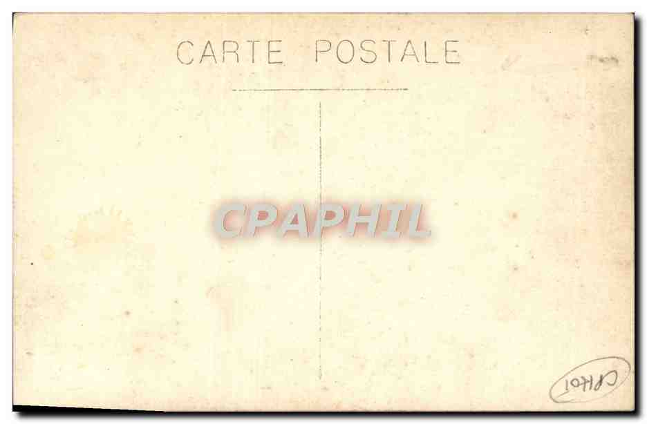 CARTE PHOTO Femme — Verso
