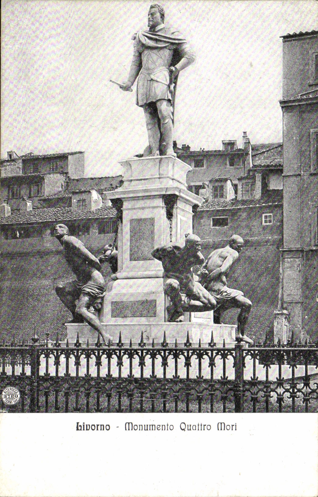 CPA Liuvorno Monumento Quattro Mori