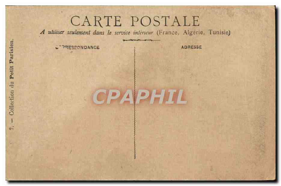 CPA La Marseillaise Le Chant Patriotique — Verso