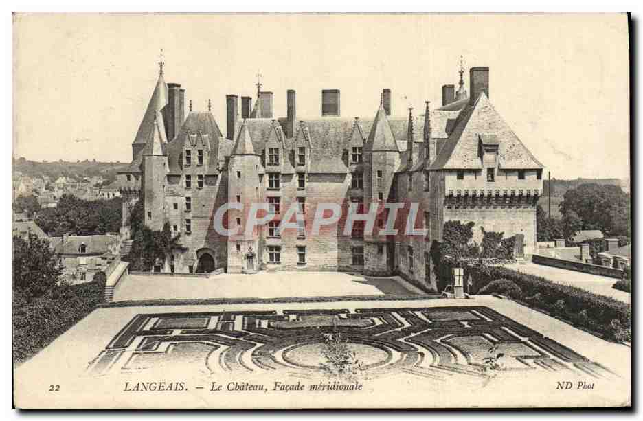 CPA Langeais Le Chateau Facade meridionale