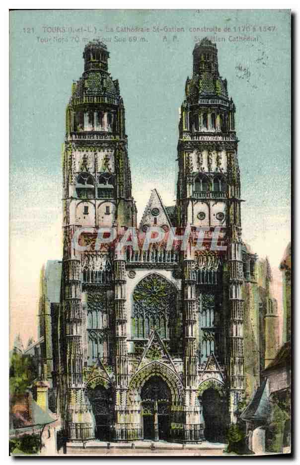 CPA Tours Le Chateau St Gatien