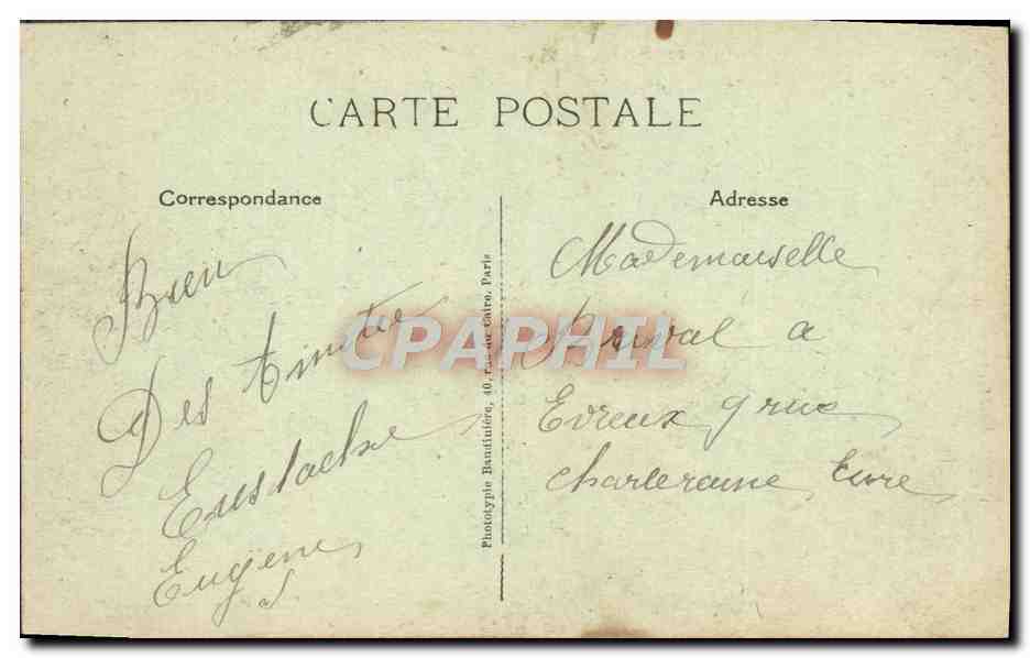 CPA Tracy le Val Les tranchees boches Militaria  — Rückseite
