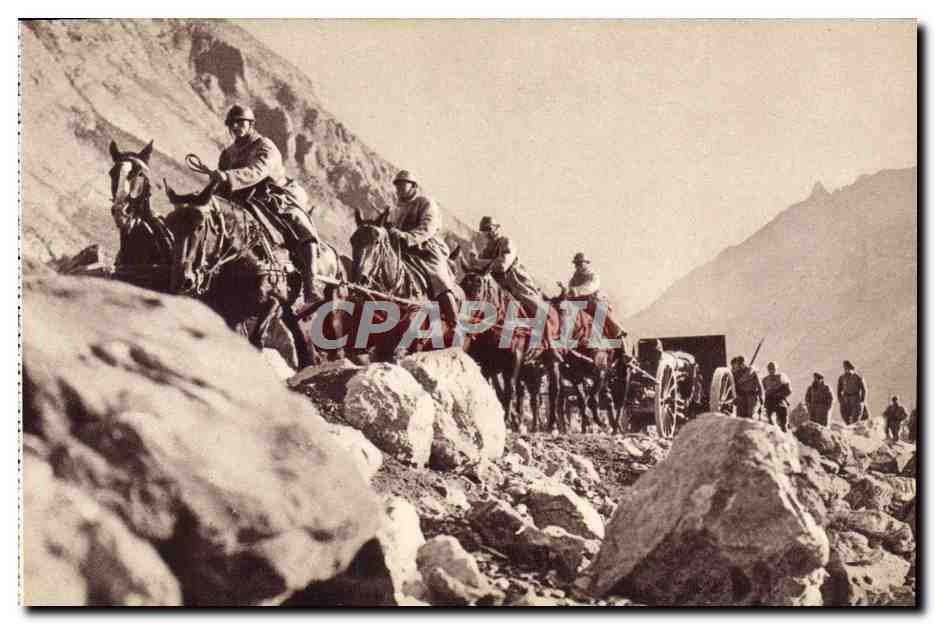 Recherche d'une position de batterie en montagne — Georges Lang, IMP., Paris