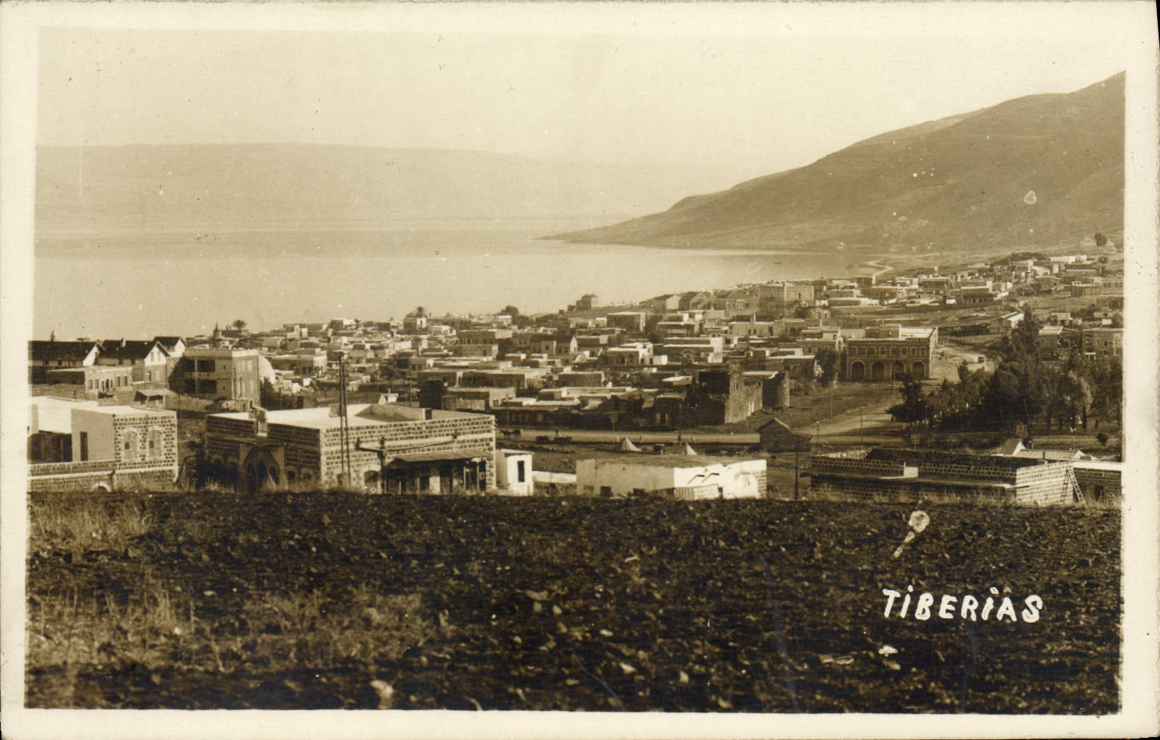 Tibérias — vue panoramique — CPAPHIL n°1298