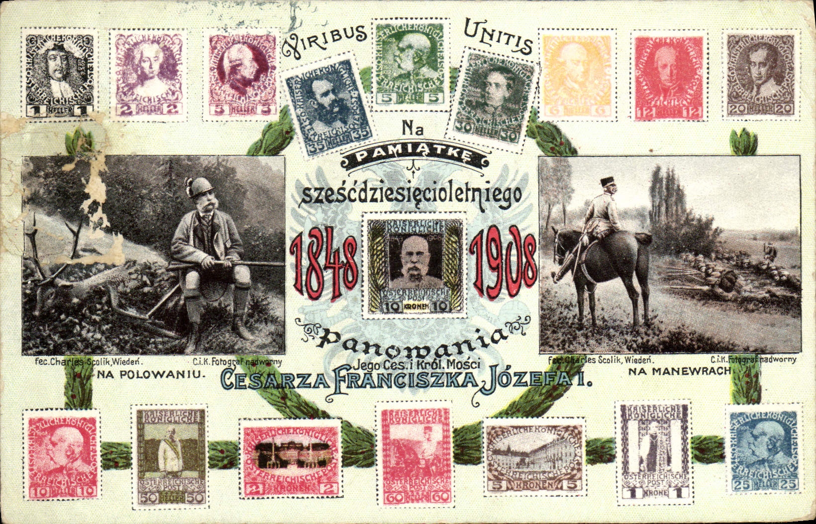 CPA 1848 1908 Francois Joseph