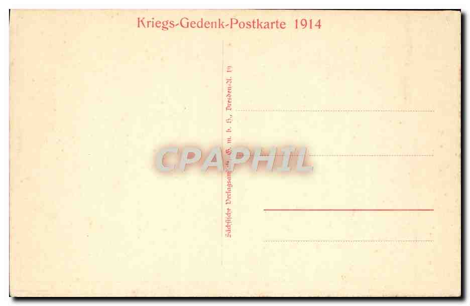 CPA Lasst Eure Herzen Schlagen Zu Gott — Rückseite