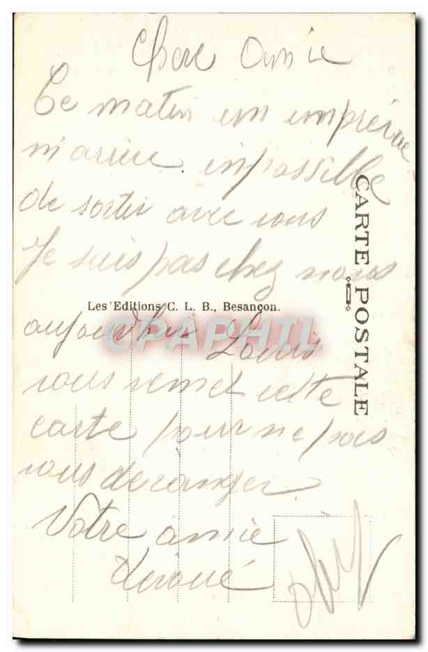 FALLONE Charles, Artiste-Accordéoniste, le Roi du Diatonique — 1er Prix du Concours de Mons (Belgique), 20 Mars 1904 — avec sa petite famille — Verso