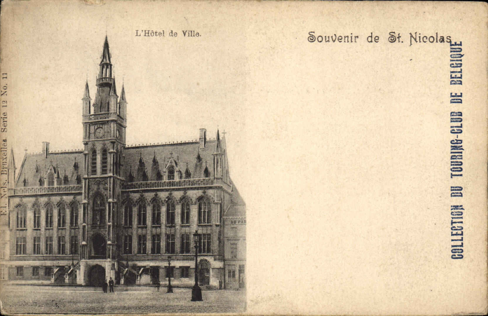 CPA St Nicolas souvenir L'Hotel de Ville