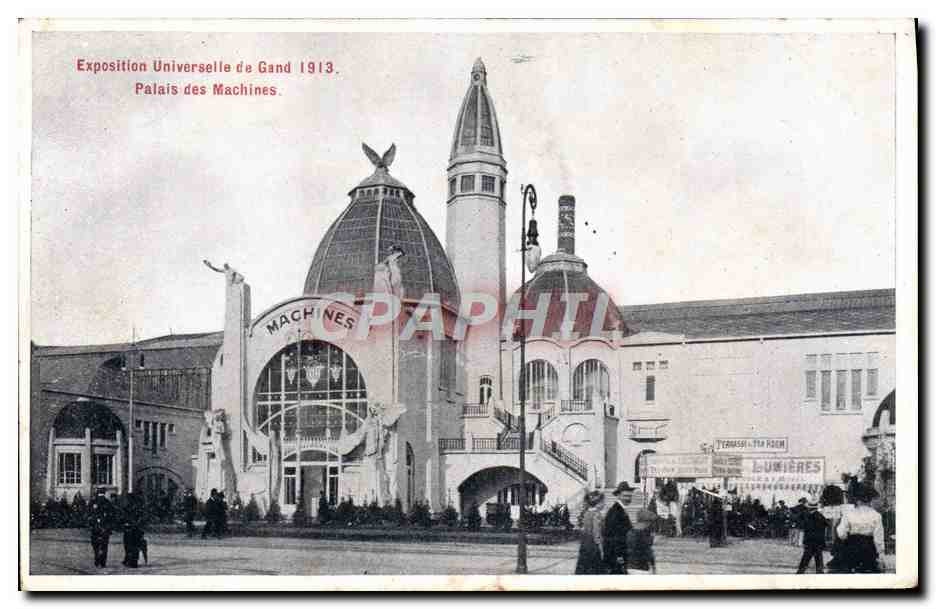 CPA Exposition universelle de Gand 1913 Palais des Machines 