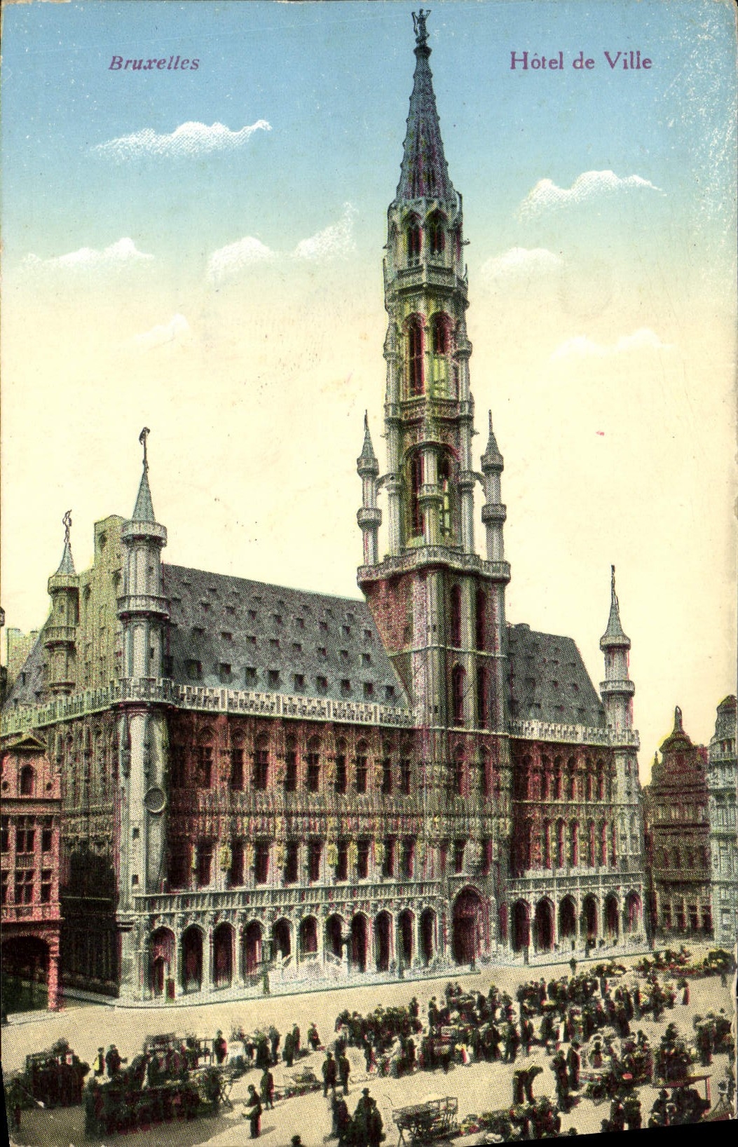 CPA Bruxelles Hotel de Ville