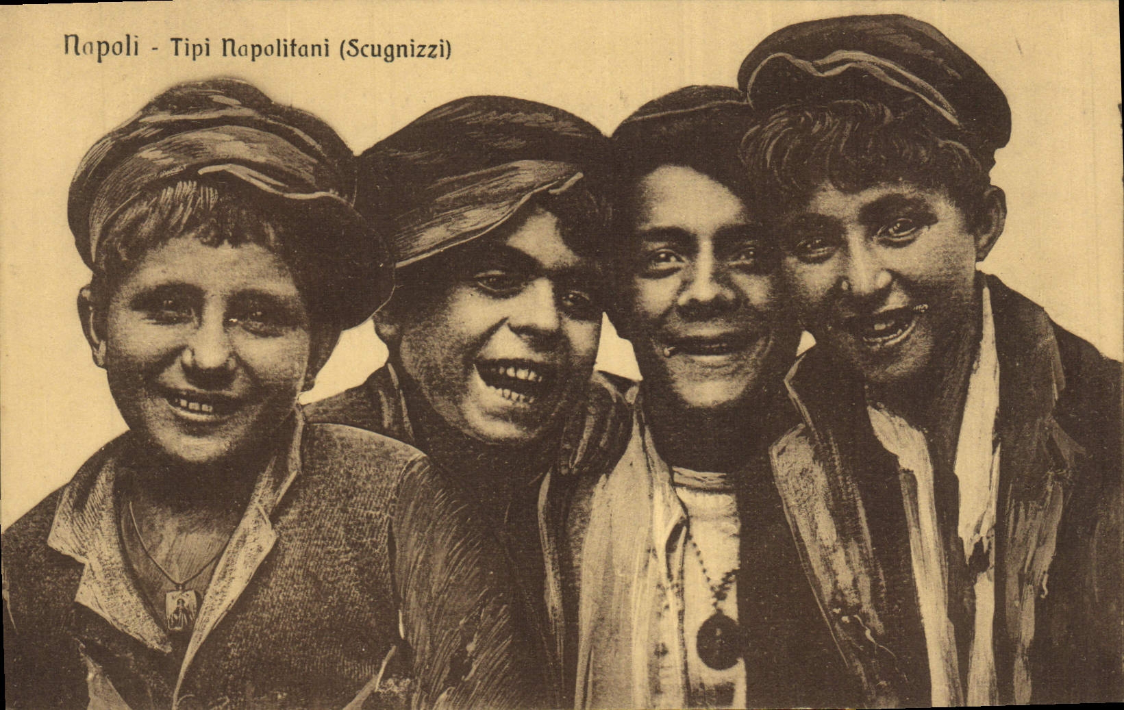 CPA Nopoli Tipi Napolitani Folklore Costume