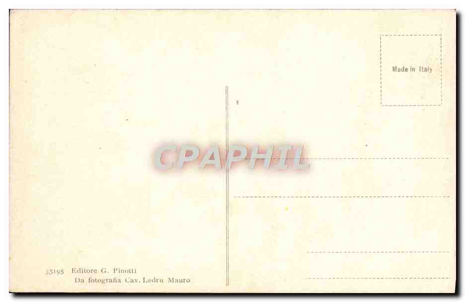 Femme en costume sicilien — éditeur G. Pinotti, n° 35195 — Verso