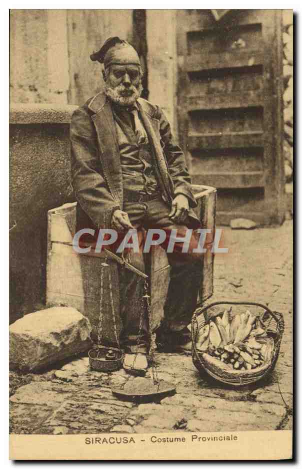 CPA Siracusa Costume Provinciale folklore 