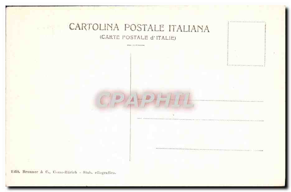 CPA Venezia Ponte delle Guglie — Rückseite