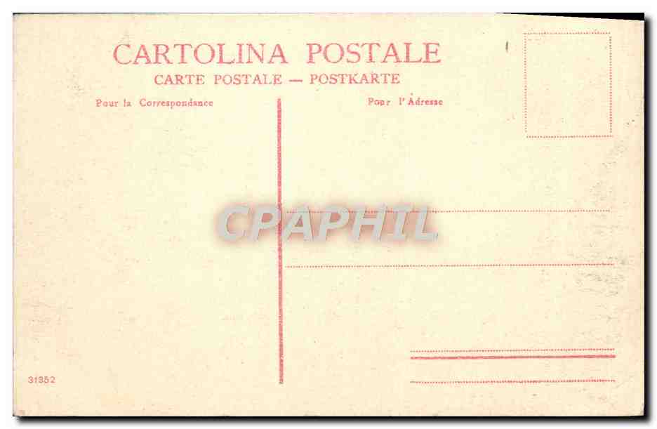 CPA Venezia Lido Luago Mare Malamecco Tramway — Rückseite