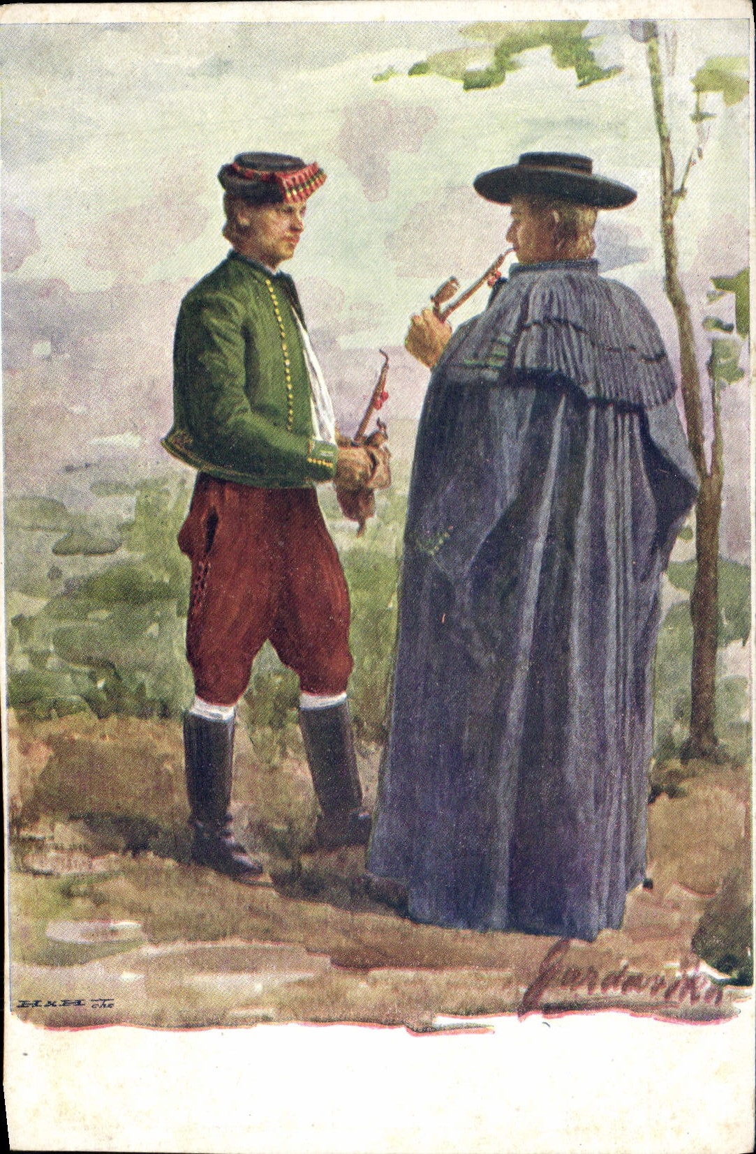 CPA Marie Gardavska Folklore