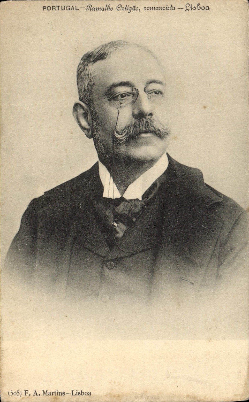CPA Portugal Romalho ortigao Romancista Lisboa