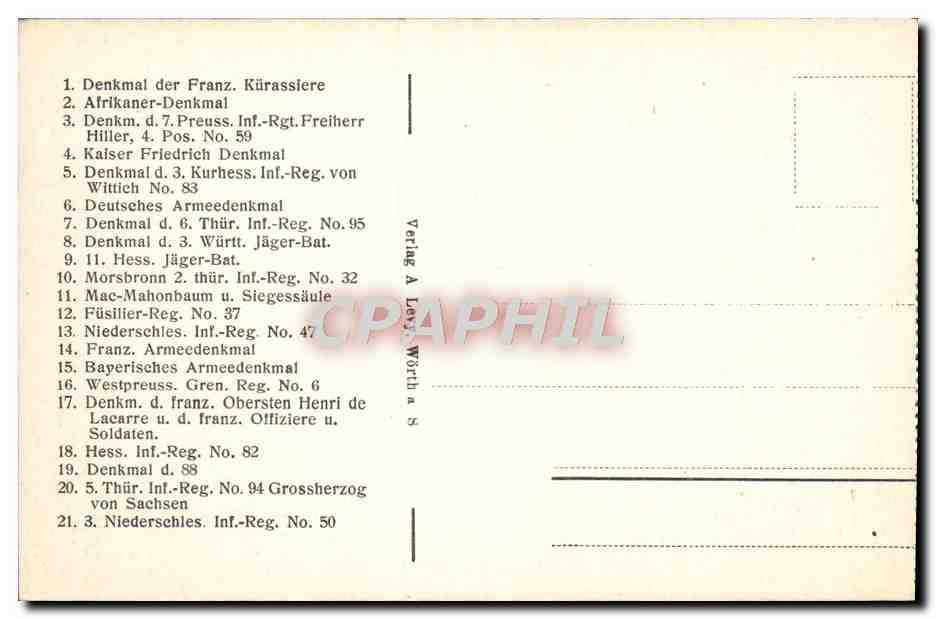 CPA Worth — Rückseite